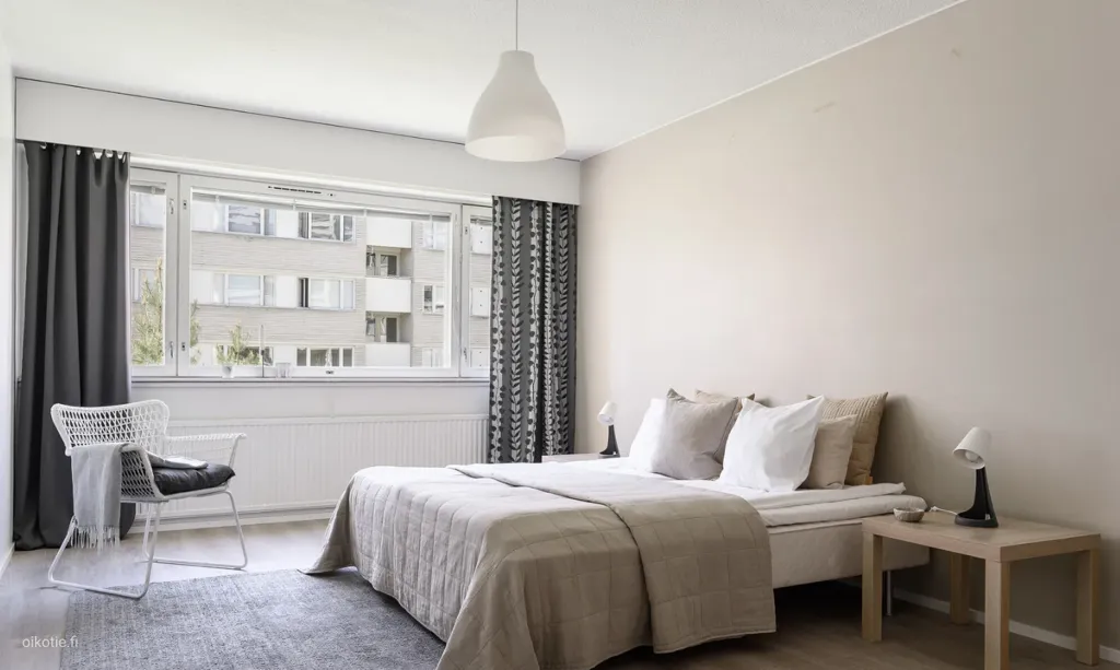 Camere da letto - Spacious Apartment with Balcony in Oulu