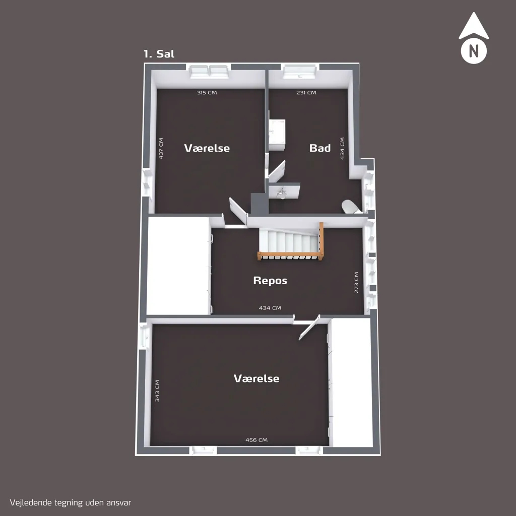 Plan - Patrician Villa with Equestrian Facilities in Strøby