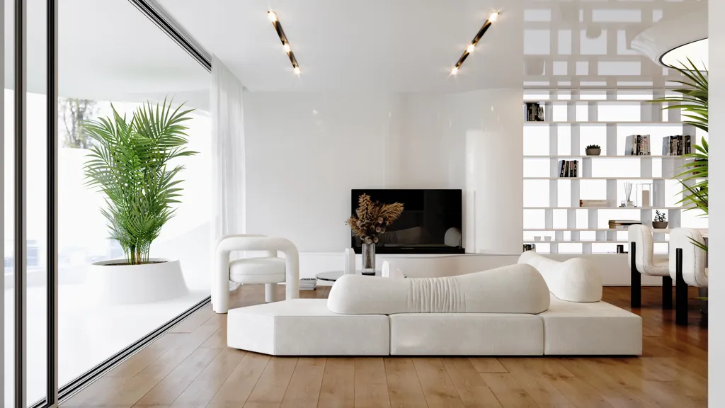 Séjour - Duplex with Sea View and Pool in Athens
