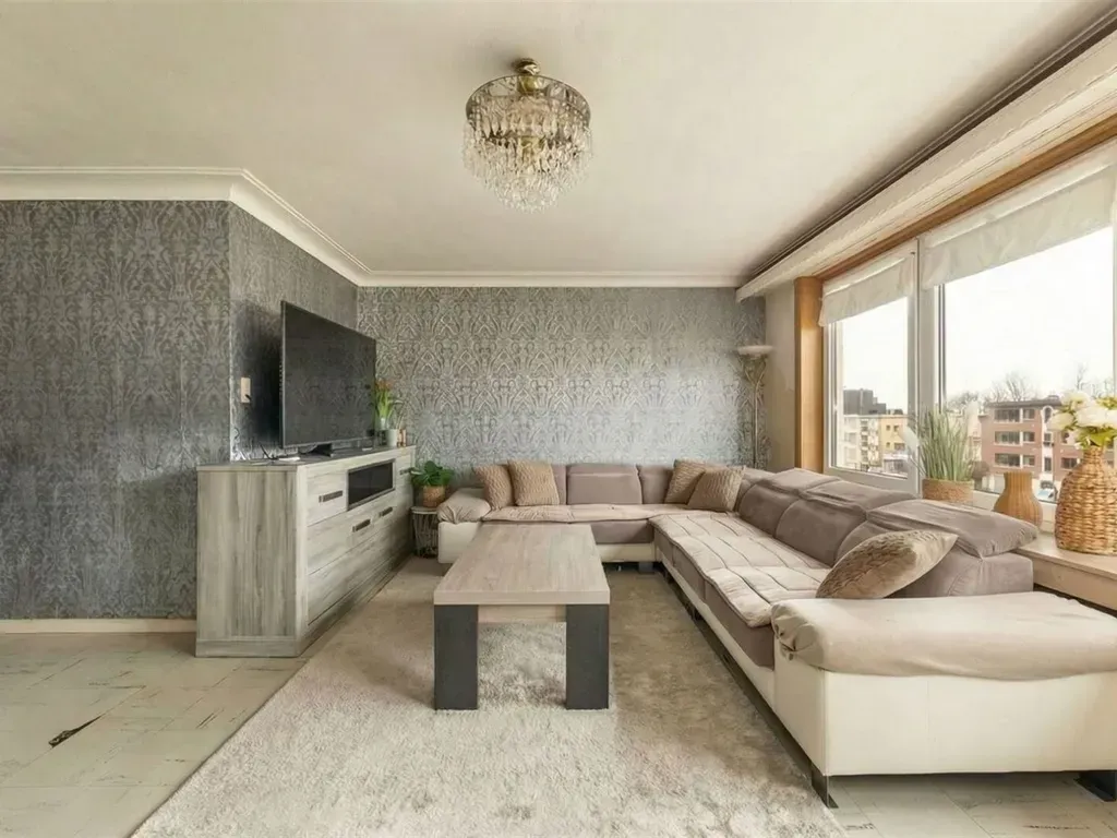Séjour - Appartement avec Vue sur le Parc à Deurne