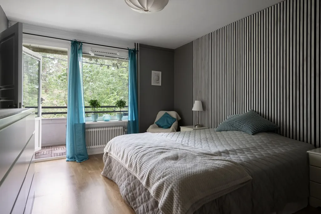 Camere da letto - Apartment with Forest View in Västerhaninge