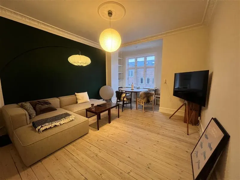 Soggiorno - 2-Room Flat with Park Proximity in Copenhagen S