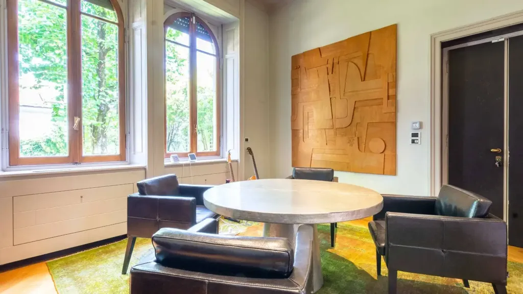 Dining Room - 1920s Villa with Garden in Vigevano Centre