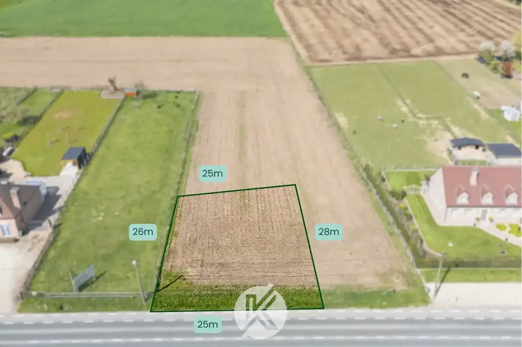 Õhuvaade - Building Plot with Open Development in Brusselbaan Area