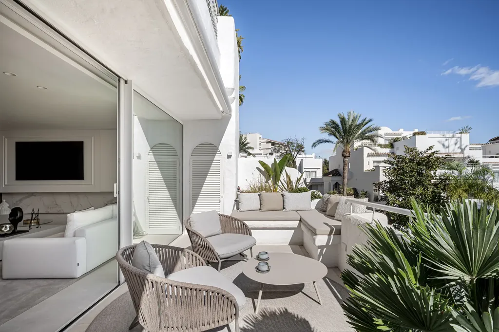 Terrasse - Penthouse Duplex with Sea View in Marbella
