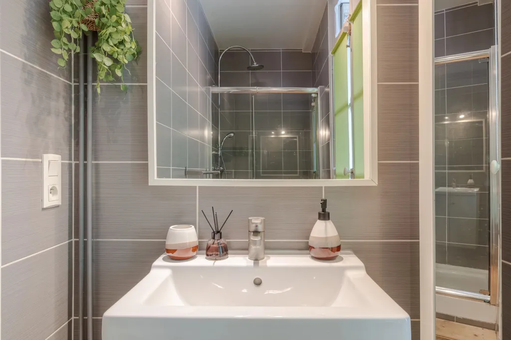Salles de bain - Appartement T3/4 Meublé avec Vue sur Château à Pau