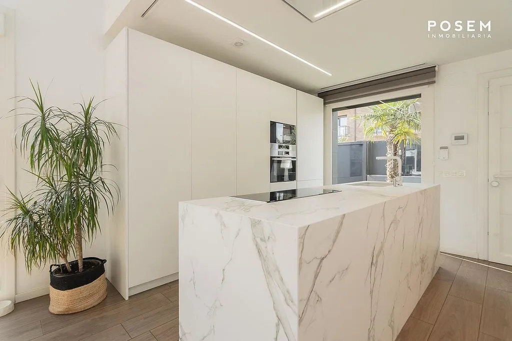Köök - Contemporary Chalet with Pool in Tudela