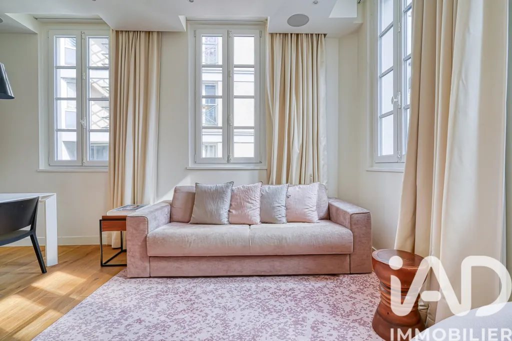 Séjour - Appartement d'Architecte dans le Marais Historique