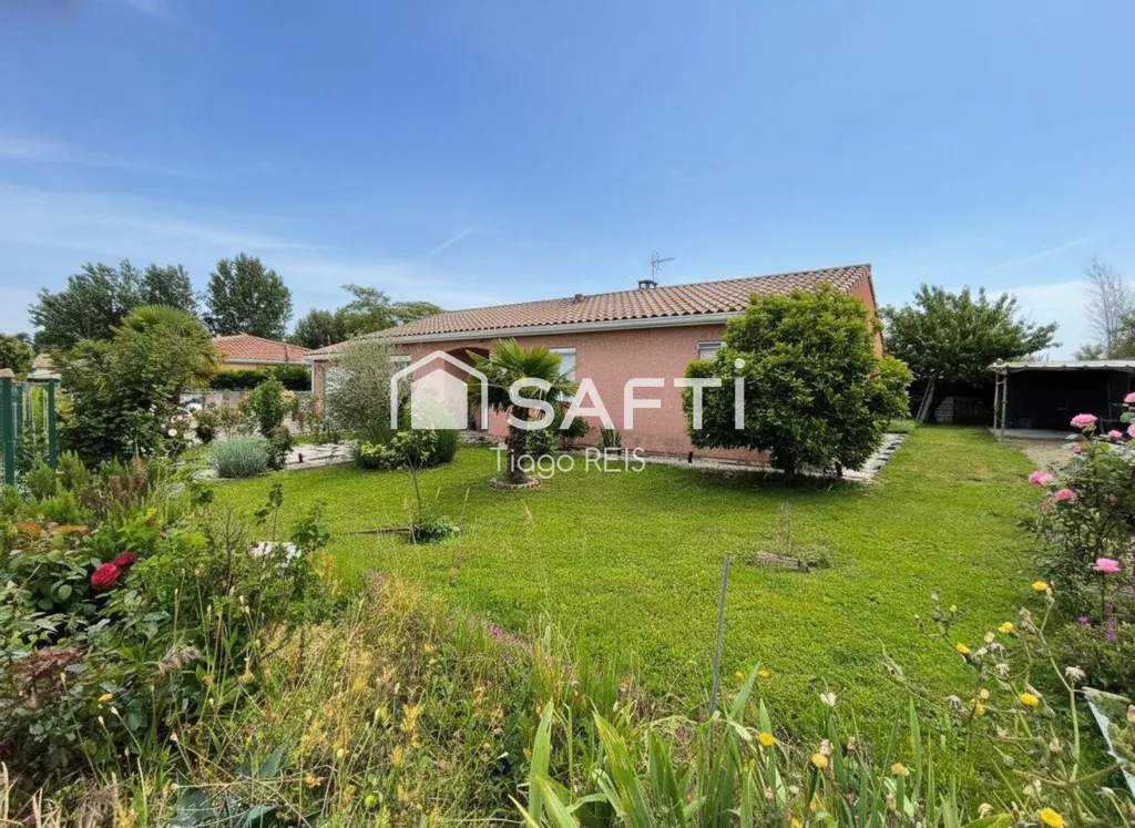 Jardin - Villa Contemporaine avec Jardin Spacieux à Auterive