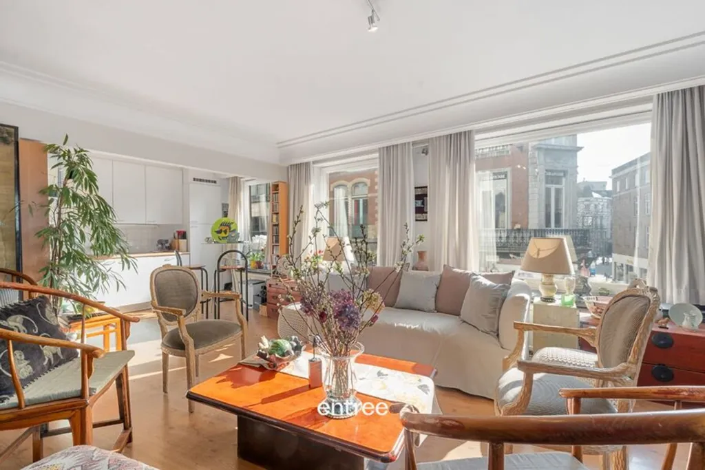 Soggiorno - Bright Apartment with Panoramic View in Ghent