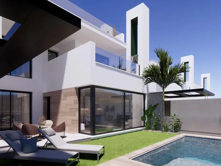 Bassein - New Villa with Private Pool in Torre Pacheco