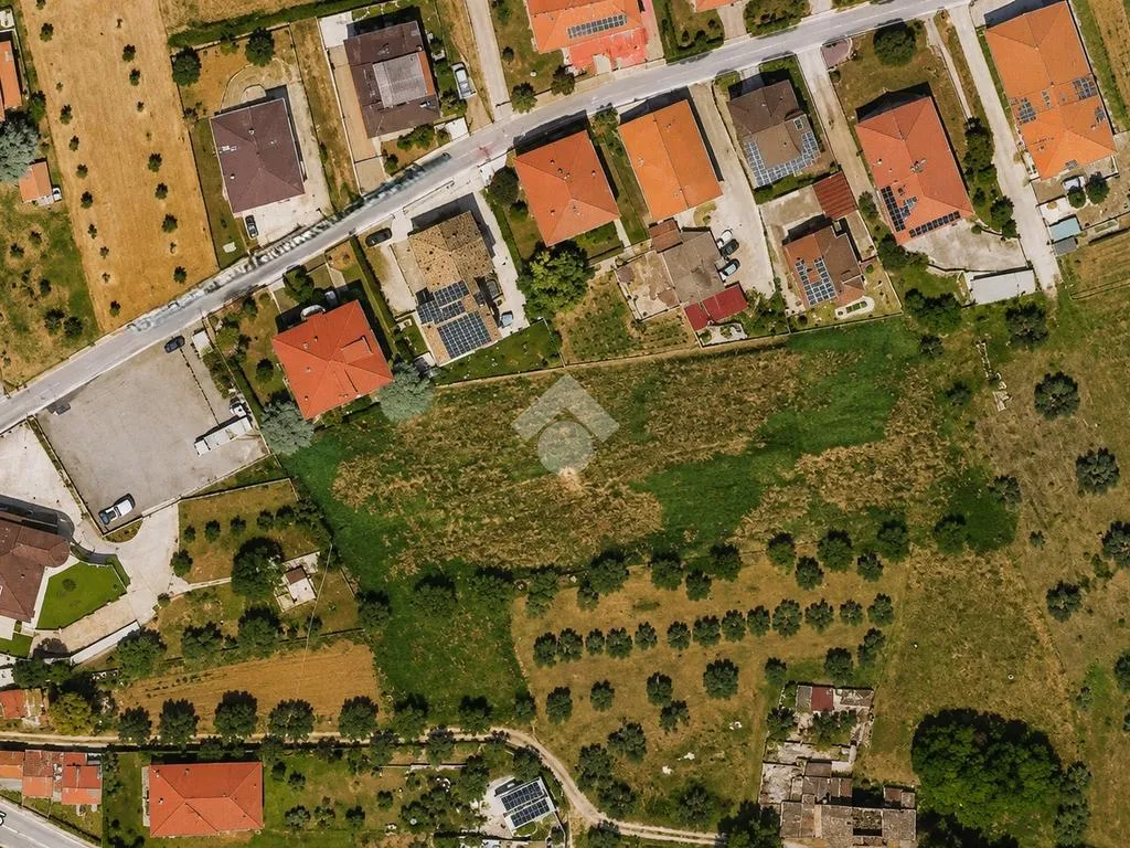 Aerial - Buildable Residential Plot in Mosciano Stazione