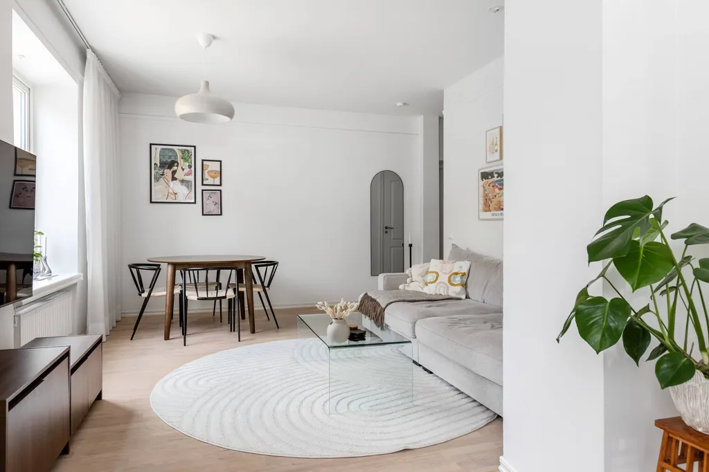 Soggiorno - Apartment with High Ceilings in Linköping