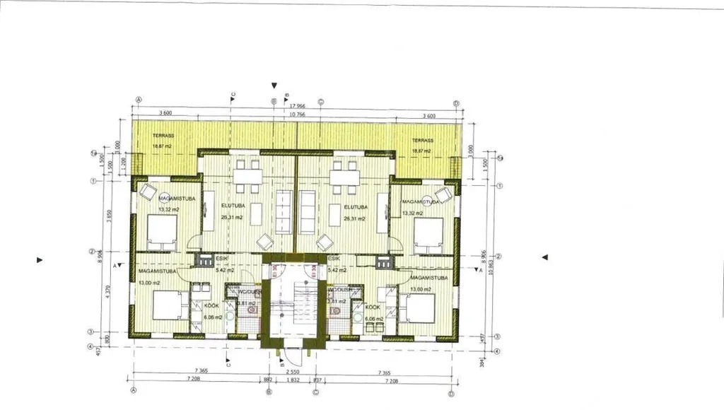 Planimetria - 6-Flat Apartment with Development Potential in Nõmme