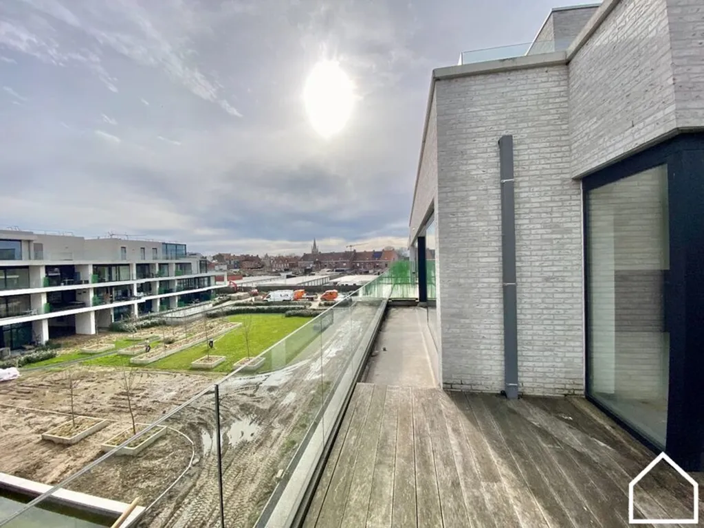 Balcon - Appartement Luxe avec Grand Terrasse à Ieper