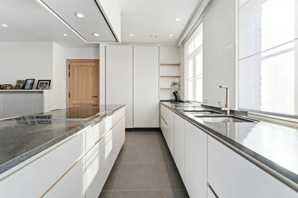 Kitchen - Contemporary Villa with Terrace in Wingene