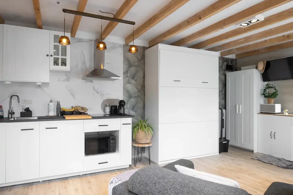 Köök - Villa with Garden Studio in Dworp