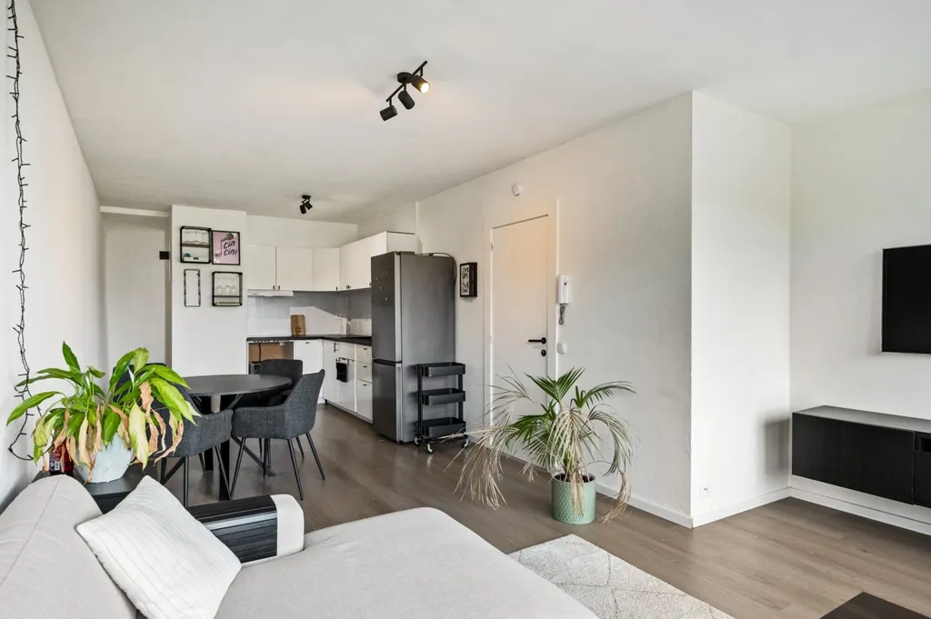 Living Room - Ready-to-Move Apartment with Garage in Kapellen