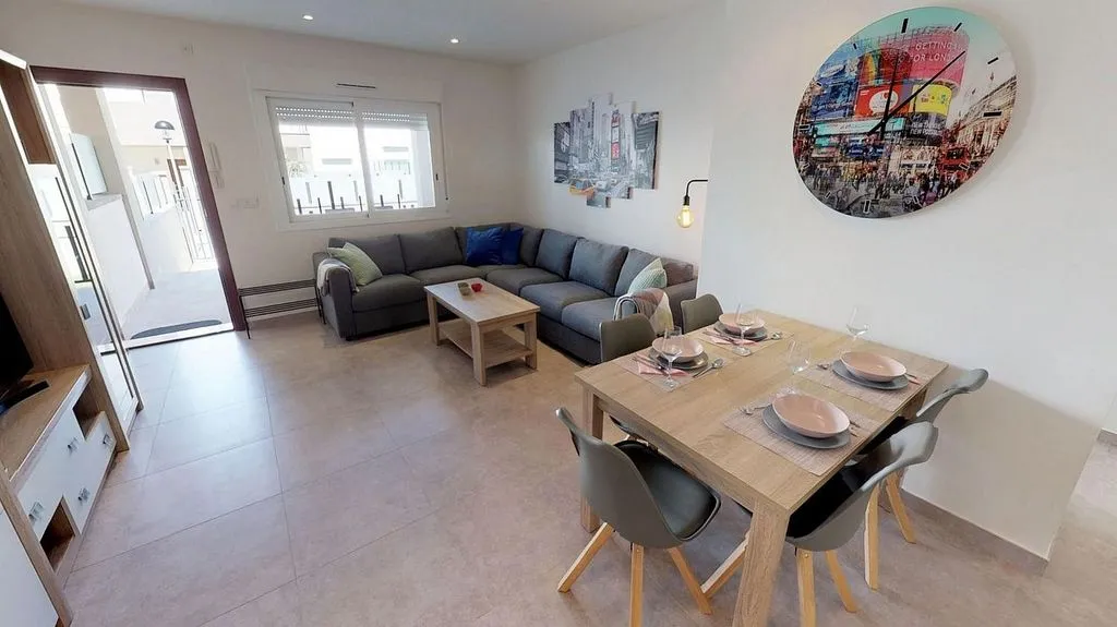 Salle à manger - 3-Bed Flat with Pool in Nueva Torrevieja
