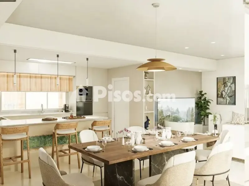 Dining Room - Modern Chalet with Private Pool in Los Alcázares