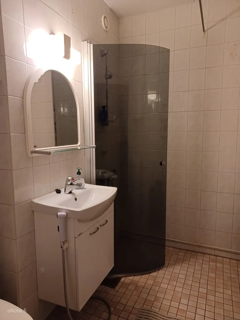 Salles de bain - 5th Floor Apartment with Balcony in Kotka