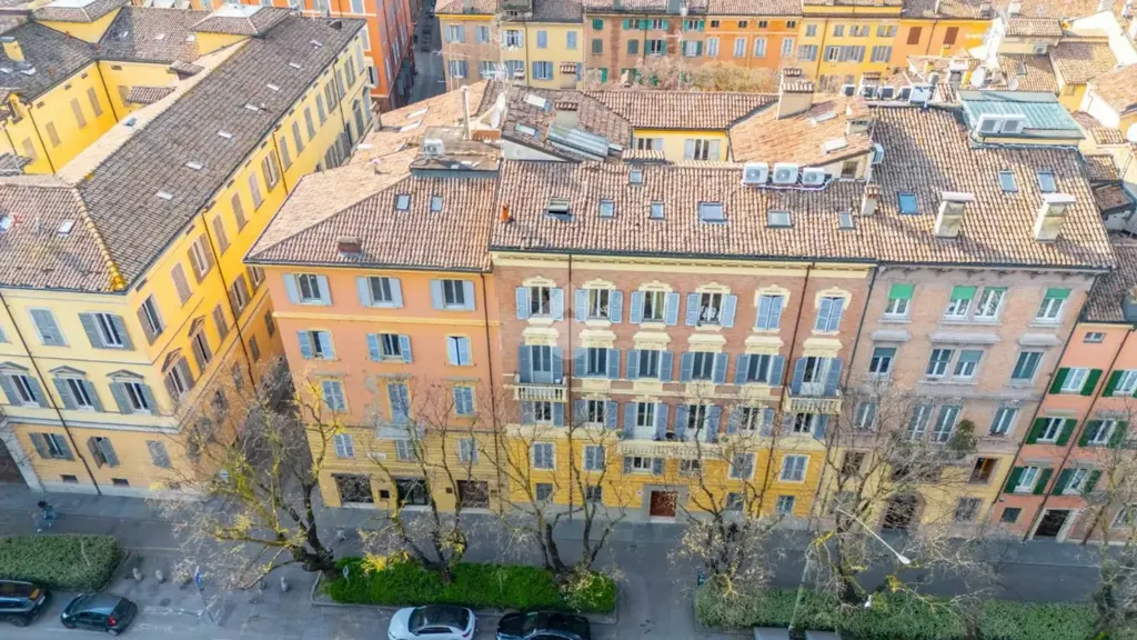 Vue aérienne - Signorile Flat with Ascender in Modena's Historic Centre