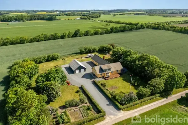 Õhuvaade - Villa with Open Landscape View in Dejbjerg