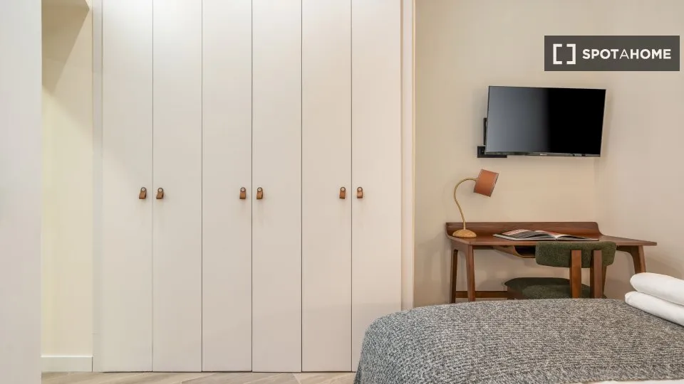 Chambres - 1-Bedroom Apartment in Embajadores, Madrid