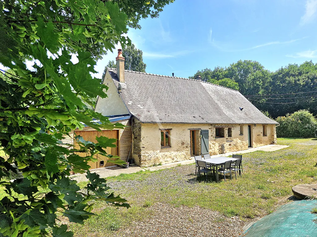 Extérieur - Maison de Plain-Pied avec Jardin à Contigné