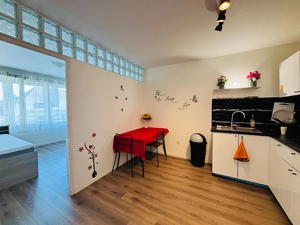 Köök - Modern Flat with South-Facing Balcony in Bezons