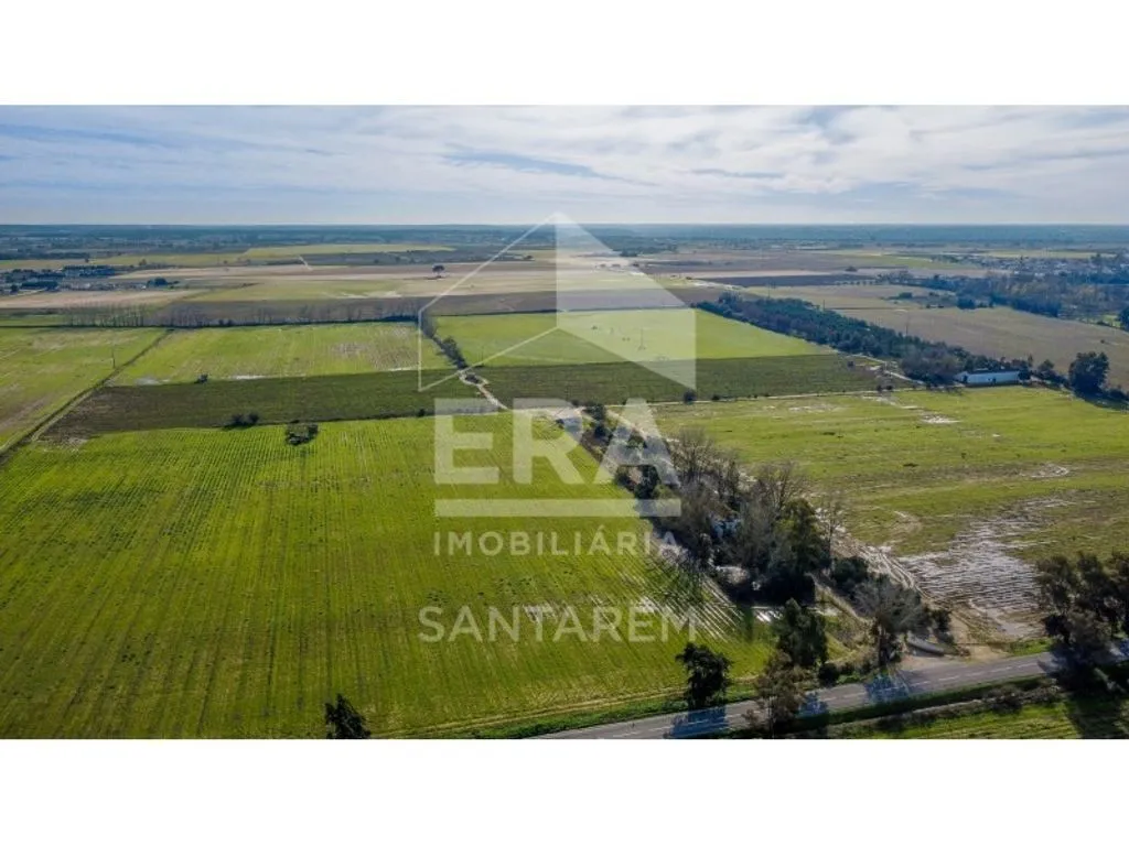 Vue aérienne - Luxury House with Agricultural Land in Benfica do Ribatejo
