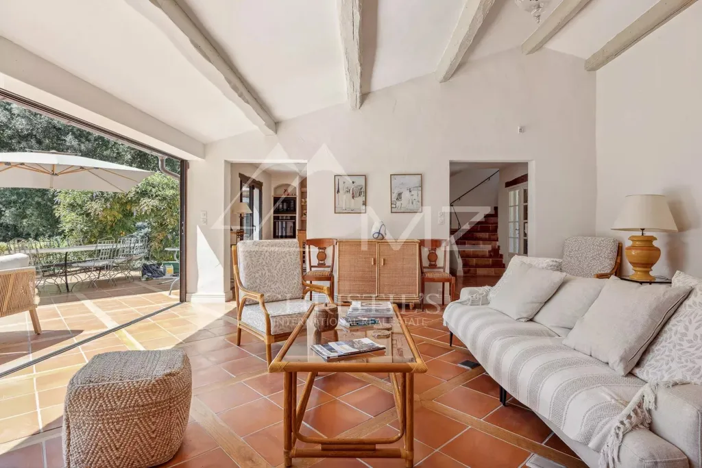 Living Room - Provencal Villa with Pool near Saint-Paul-de-Vence