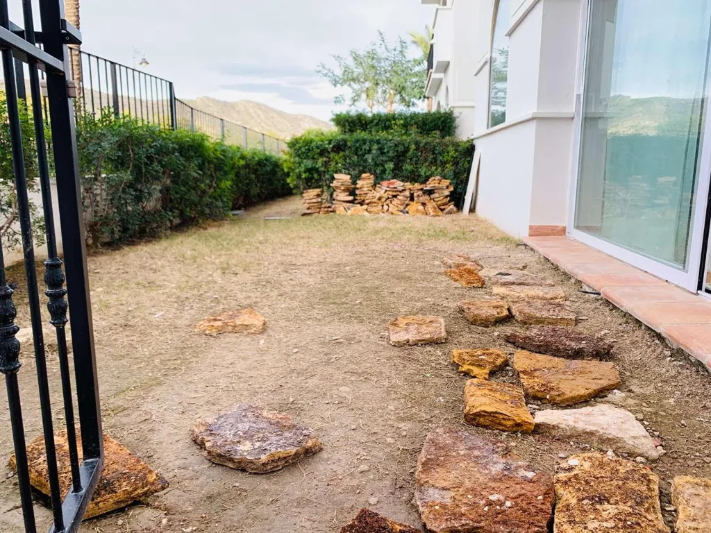 Jardin - Ground Floor Apartment with Pool in El Valle, Murcia
