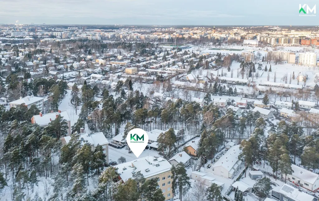 Õhuvaade - 3rd Floor Apartment with Balcony in Vasaramäki