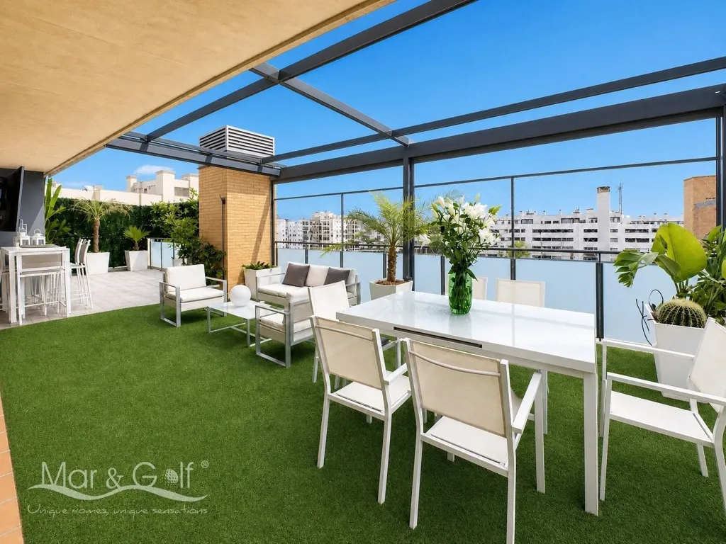 Terrass - Penthouse with Sea View in Alicante