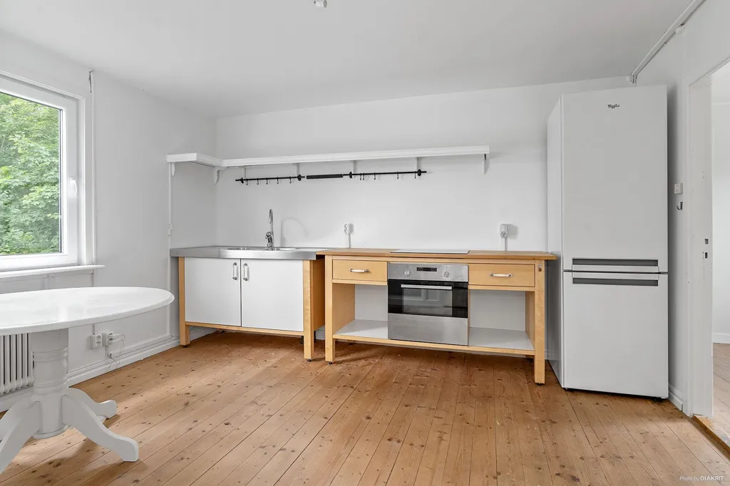 Kitchen - Historic Manor with River View in Blekinge