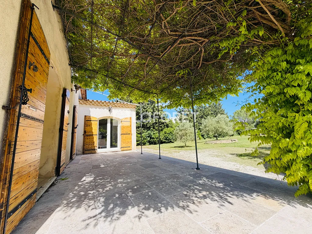Terrace - Contemporary Villa with Terrace in Velleron