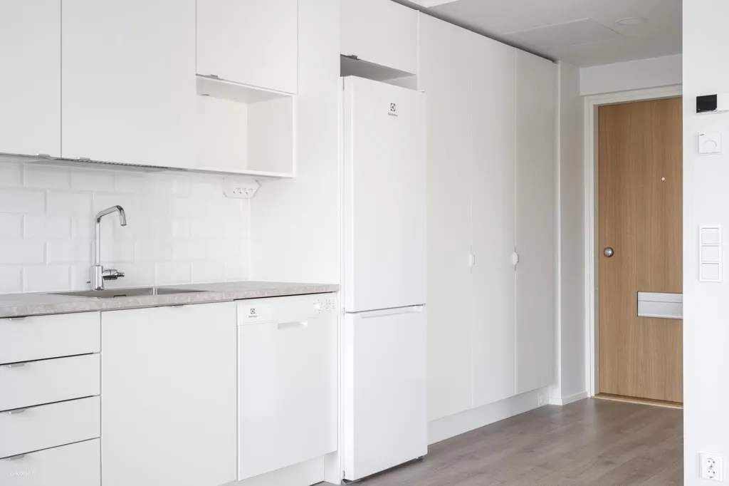 Cuisine - Modern Flat with Glazed Balcony in Turku