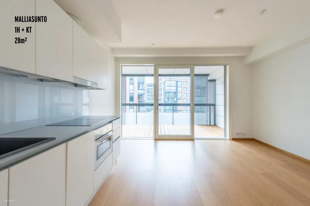 Cuisine - Apartment with Balcony in Kupittaa, Turku