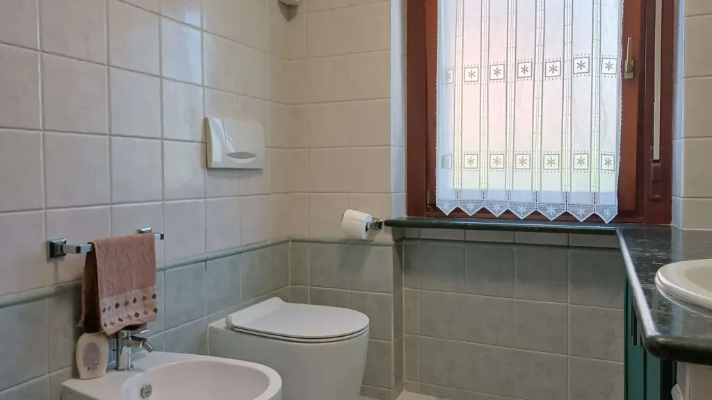 Salles de bain - Ground Floor Apartment with Private Garden in Cirie'