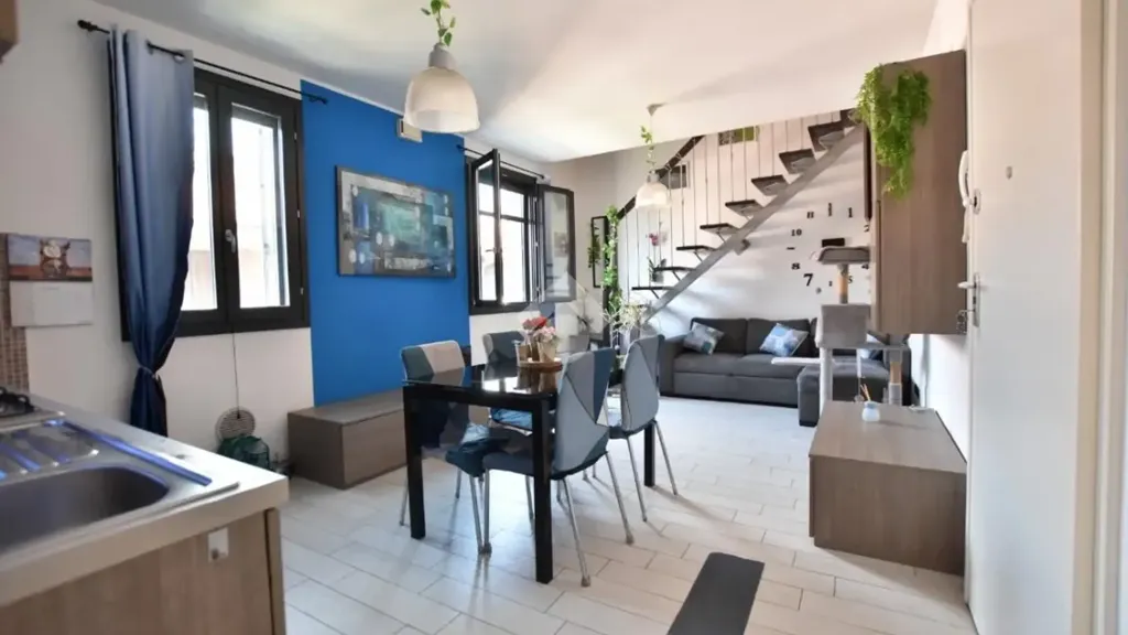 Dining Room - Studio Flat with Balcony in Vignate