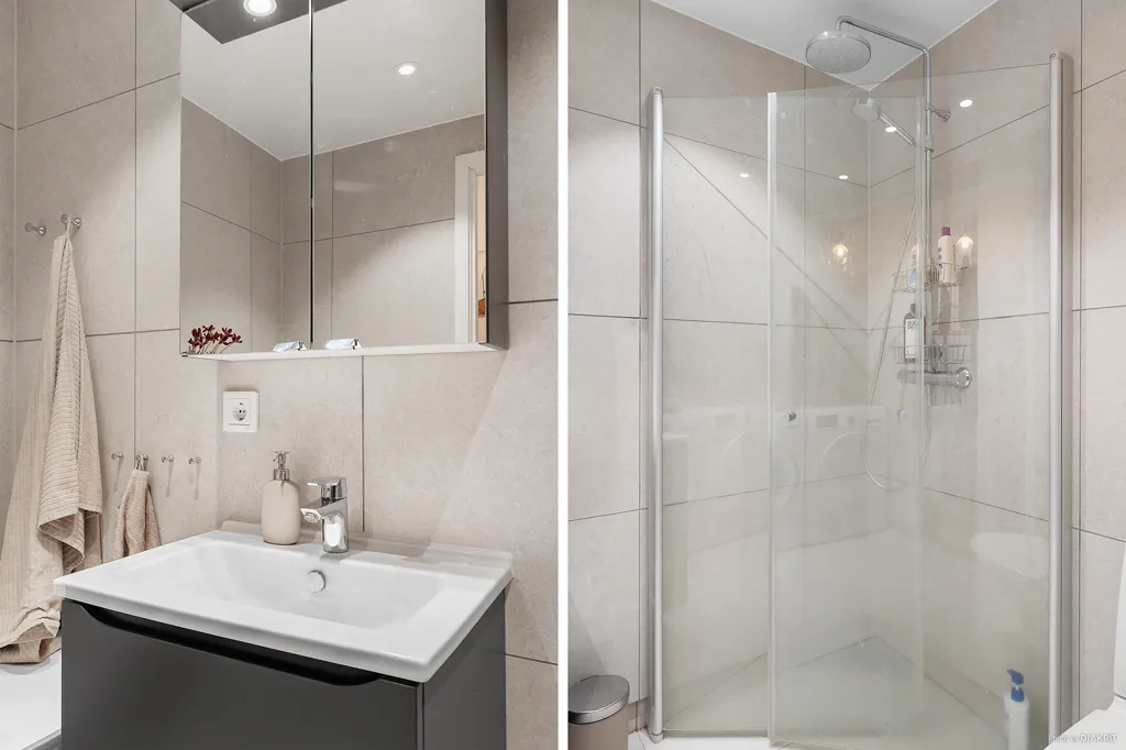 Salles de bain - Modern Apartment with Balcony in Vallentuna