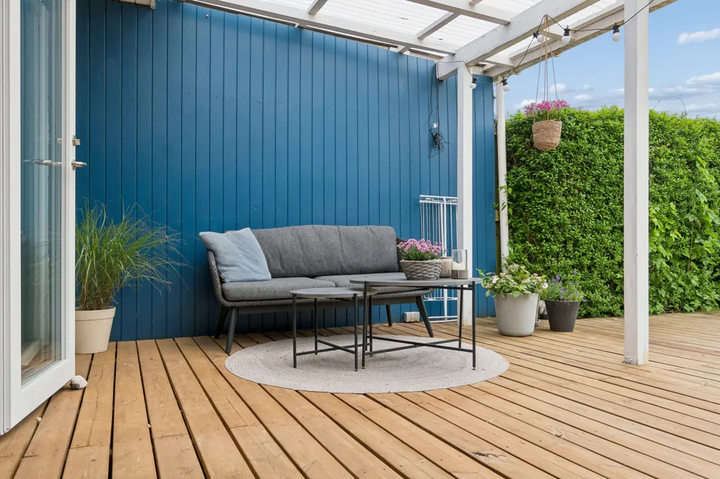 Terrasse - Family-Friendly Terraced House in Bellinge