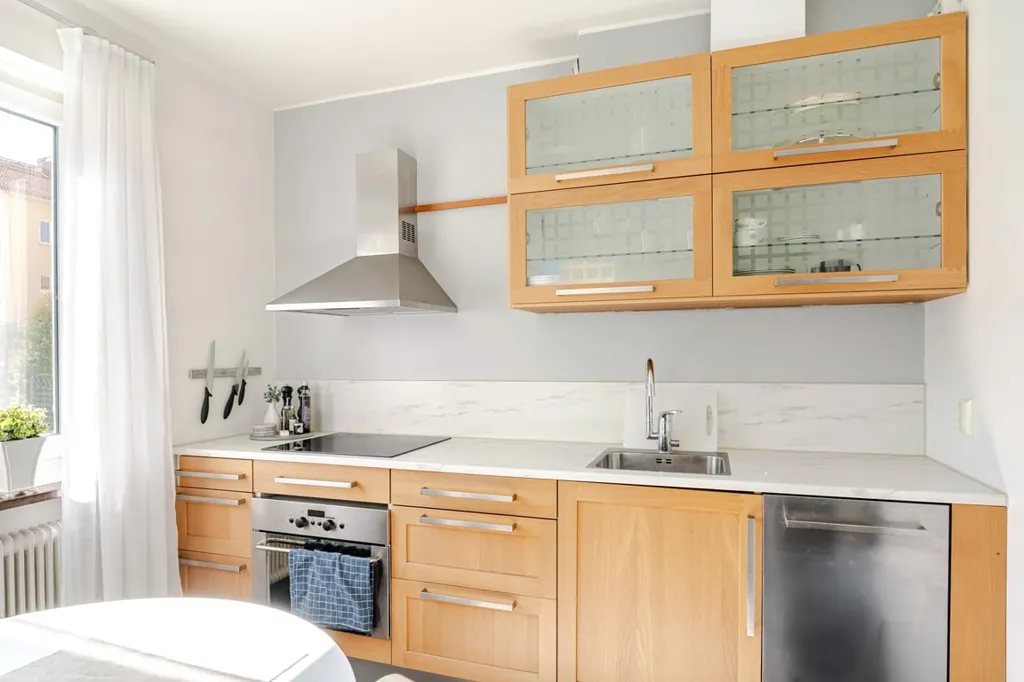 Cuisine - 1st Floor Apartment with Balcony in Torpa