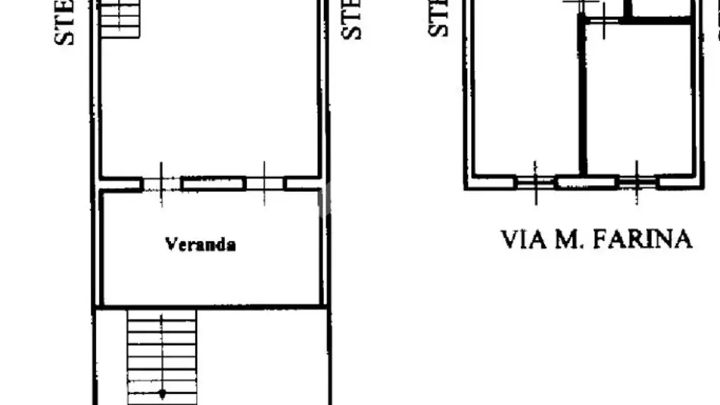 Plan - Terraced Villa with Garden in Foggia