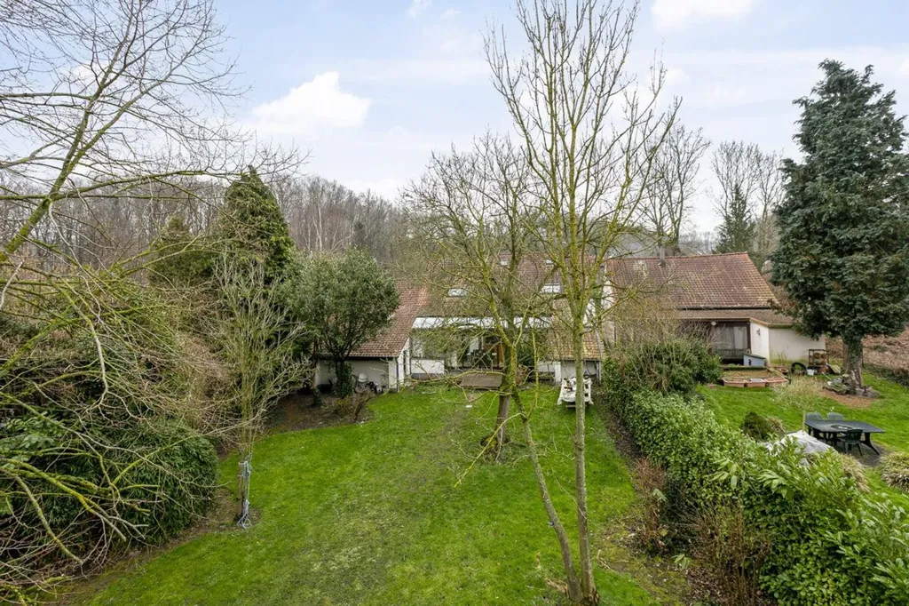 Vue aérienne - Maison au Calme avec Jardin à 15 min de Bruxelles