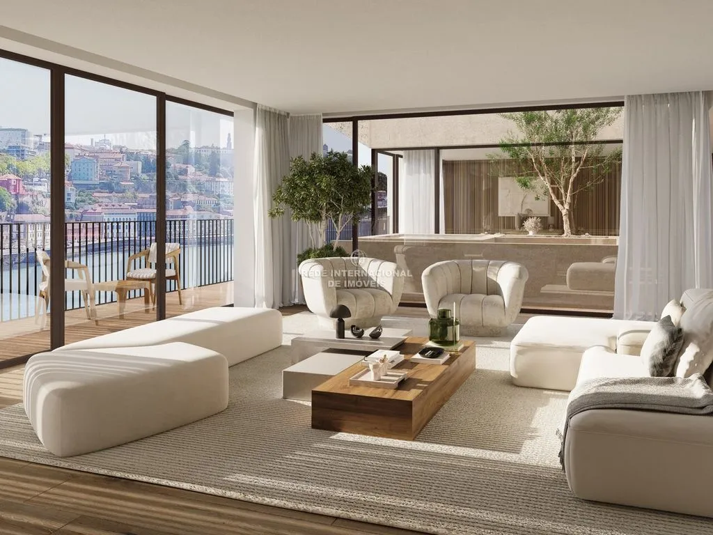 Soggiorno - T2 Apartment with River View in Vila Nova de Gaia