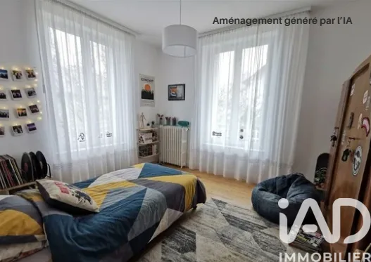Chambres - Maison Rénovée avec Jardin à Guernes