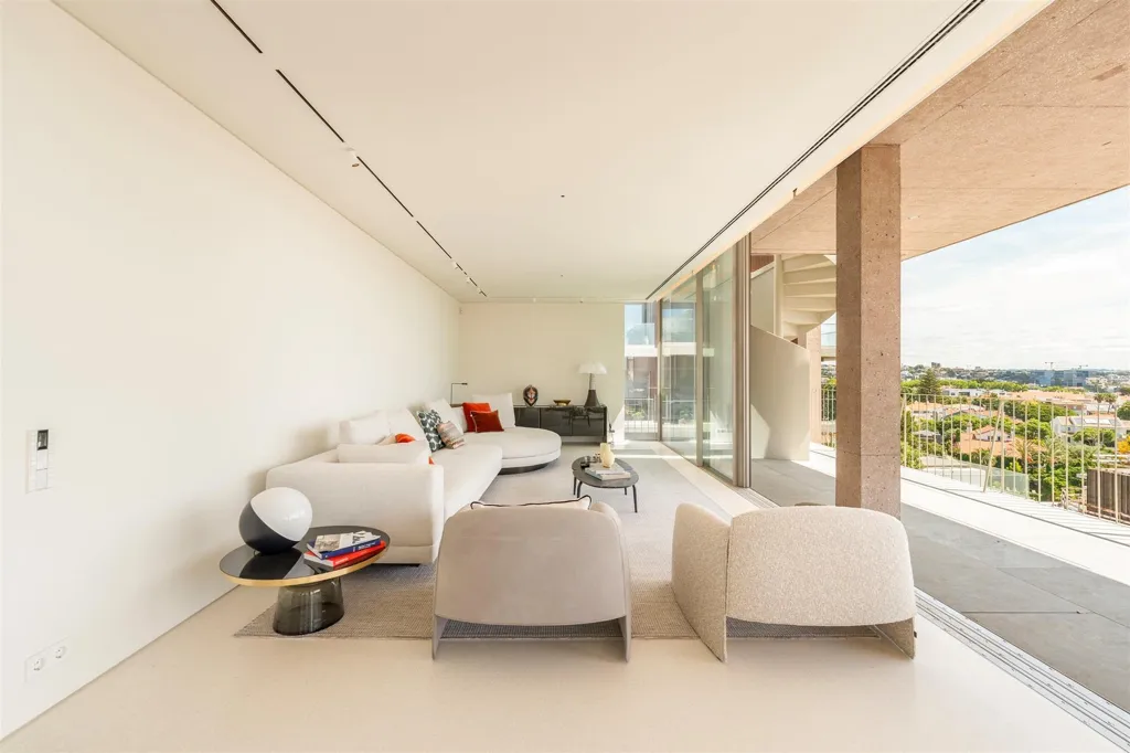Soggiorno - Penthouse with Panoramic Sea View in Cascais