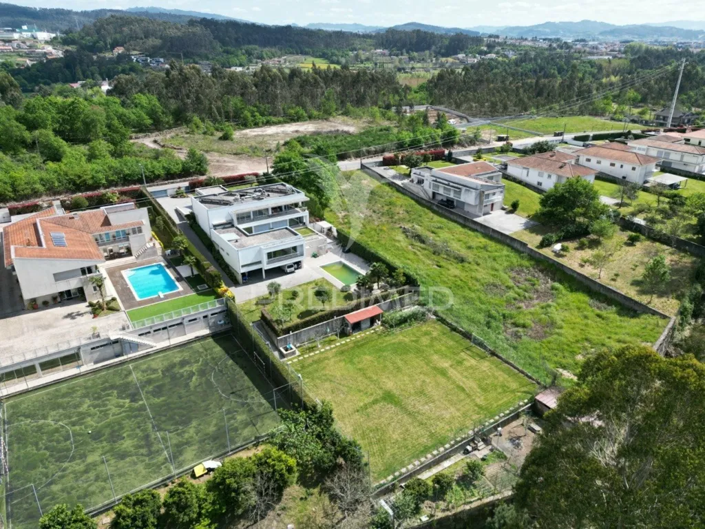 Vue aérienne - Luxury Villa with Pool in Guimarães